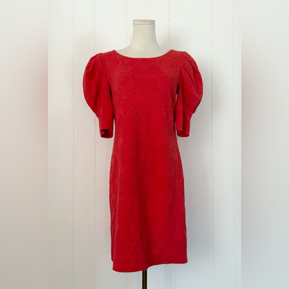 Lilly Pulitzer Knowles Elbow Sleeve Knit Jacquard Mini Dress in Ruby Red Small - Picture 8 of 14